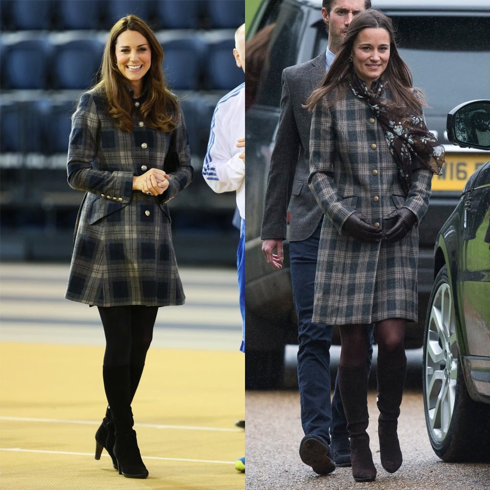 SOLD Topshop Plaid Dress Coat - Picture 10 of 11